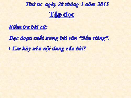 Tuần 22. Chợ Tết