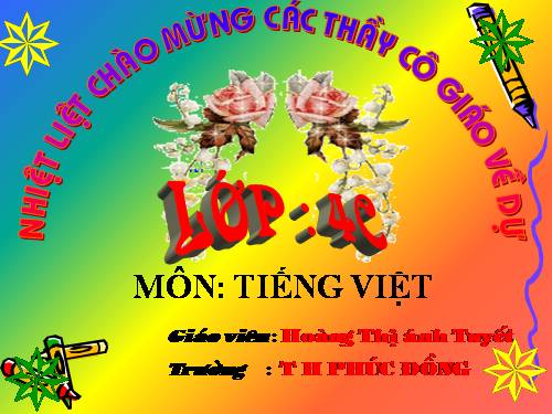 Tuần 30. Dòng sông mặc áo