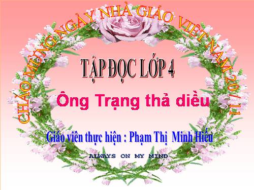 Tuần 11. Ông Trạng thả diều