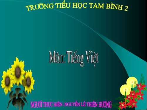 Tuần 6. Chị em tôi