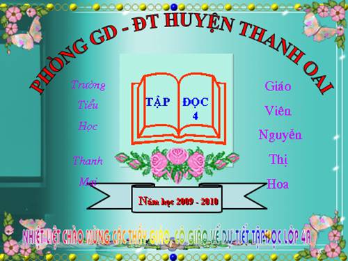 Tuần 30. Dòng sông mặc áo