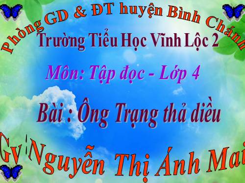 Tuần 11. Ông Trạng thả diều