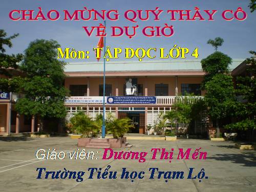 Tuần 16. Trong quán ăn Ba cá bống