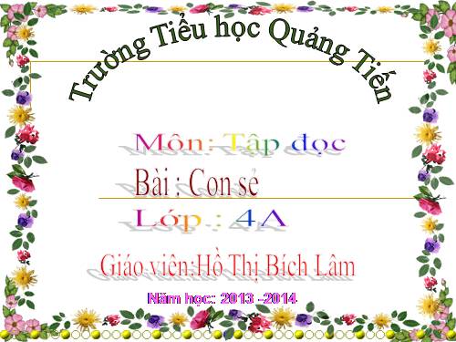 Tuần 27. Con sẻ