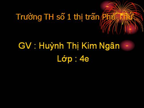 Tuần 5. Những hạt thóc giống