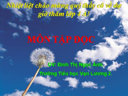 Tuần 11. Có chí thì nên