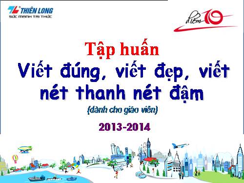 Chuyên đề Tập Viết chữ đẹp