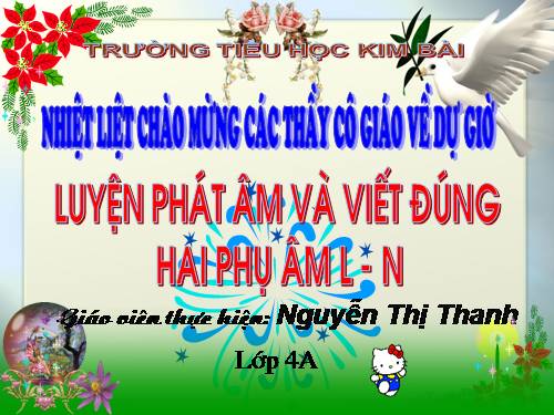 Luyện phát âm L N