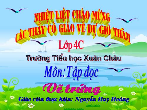 Tuần 12. Vẽ trứng