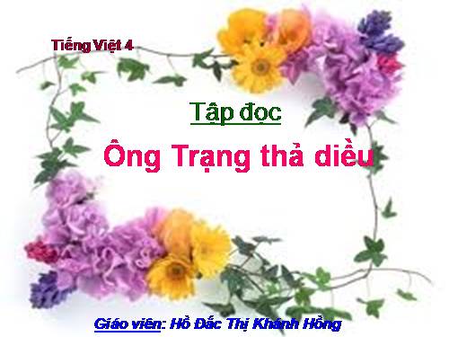 Tuần 11. Ông Trạng thả diều