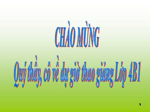 Tuần 4. Một người chính trực