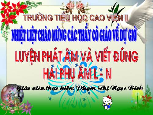 sửa ngọng l,n