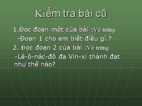 Tuần 13. Người tìm đường lên các vì sao