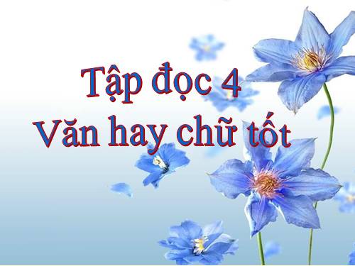 Tuần 13. Văn hay chữ tốt