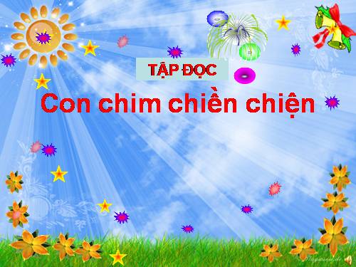 Tuần 33. Con chim chiền chiện