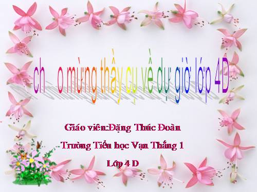 Tuần 5. Gà Trống và Cáo