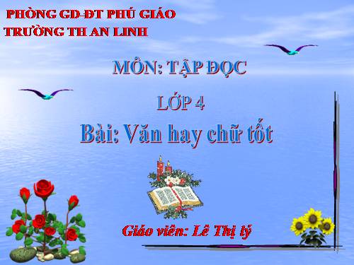 Tuần 13. Văn hay chữ tốt