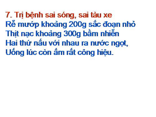 trị bệnh sai sóng tàu xe