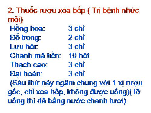 thuốc gia truyền