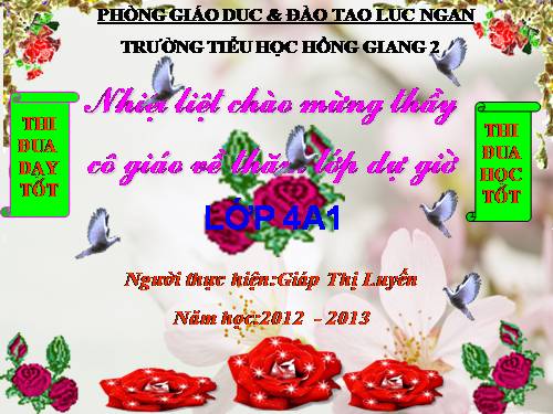 Tuần 30. Dòng sông mặc áo