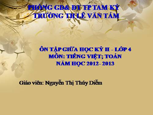 Tuần 28. Ôn tập Giữa Học kì II