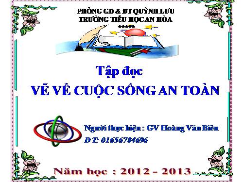 Tuần 24. Vẽ về cuộc sống an toàn