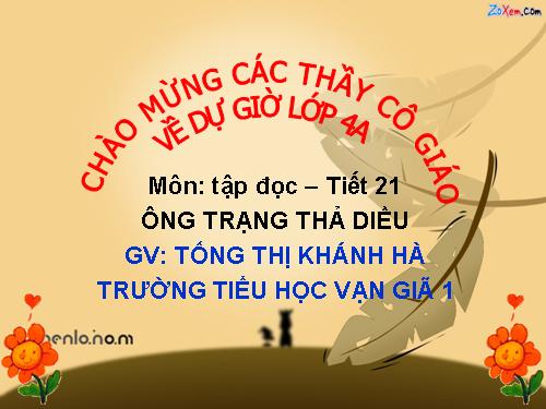 Tuần 11. Ông Trạng thả diều