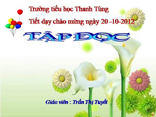 Tuần 8. Đôi giày ba ta màu xanh