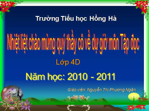 Tuần 31. Con chuồn chuồn nước