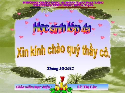 Tuần 7. Trung thu độc lập