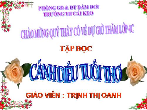 Tuần 15. Cánh diều tuổi thơ