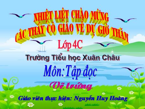 Tuần 12. Vẽ trứng