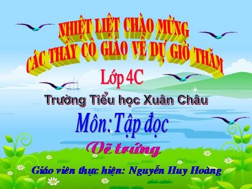 Tuần 12. Vẽ trứng