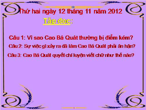 Tuần 14. Chú Đất Nung