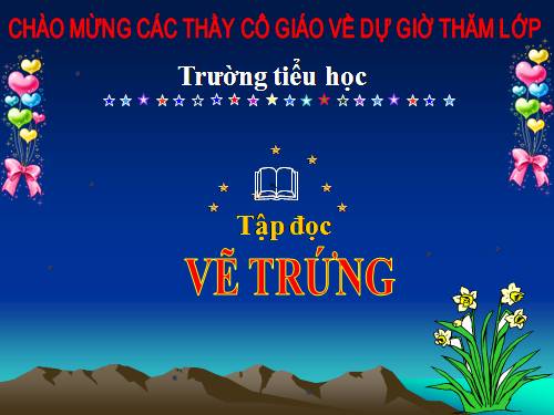 Tuần 12. Vẽ trứng