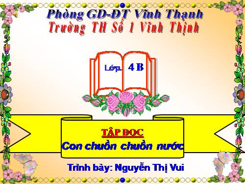 Tuần 31. Con chuồn chuồn nước