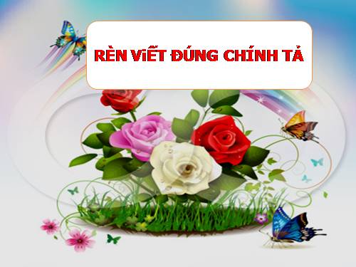 CHINH TA CHO HS TIEU HOC