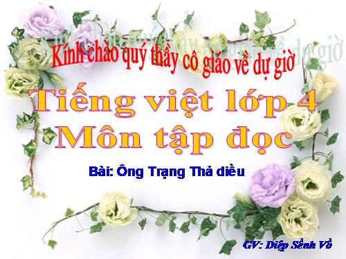 Tuần 11. Ông Trạng thả diều