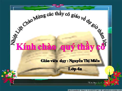 Tuần 19. Bốn anh tài