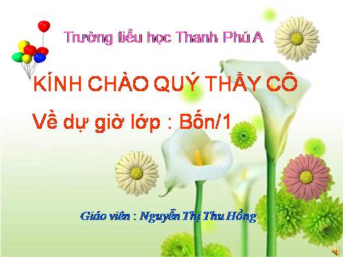 Tuần 8. Đôi giày ba ta màu xanh