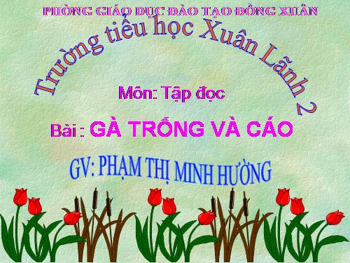 Tuần 5. Gà Trống và Cáo