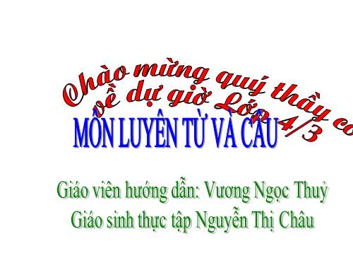 Luyện Từ Và Câu Cách đặt câu khiến