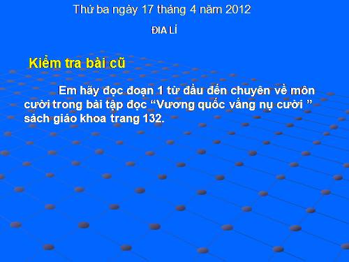 Tuần 34. Tiếng cười là liều thuốc bổ