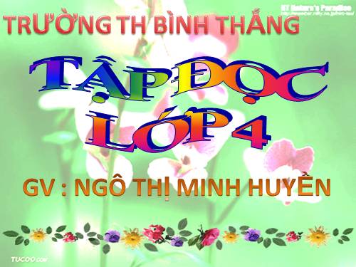 Tuần 30. Dòng sông mặc áo