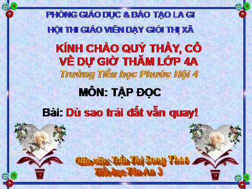 Tuần 27. Dù sao trái đất vẫn quay!