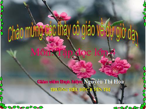 Tuần 30. Dòng sông mặc áo