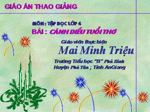 Tuần 15. Cánh diều tuổi thơ