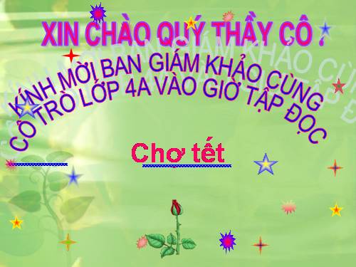 Tuần 22. Chợ Tết