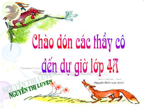 Tuần 5. Gà Trống và Cáo