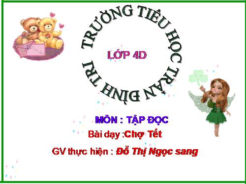 Tuần 22. Chợ Tết